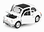 Fiat Nuova 500 1:24 Welly Branco - Imagem 3
