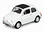 Fiat Nuova 500 1:24 Welly Branco - Imagem 1