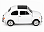 Fiat Nuova 500 1:24 Welly Branco - Imagem 6