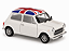 Mini Cooper 1300 (UK Flag) 1:24 Welly Creme - Imagem 6