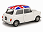 Mini Cooper 1300 (UK Flag) 1:24 Welly Creme - Imagem 2