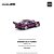 *** PRÉ-ORDER *** Singer DLS Turbo 1:64 POP RACE Purple QTD3 - Imagem 3
