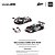 *** PRÉ-ORDER *** Mercedes AMG GT3 EVO UNO RACING No.98 China GT Race 2 "Momo" 1:64 POP RACE QTD3 - Imagem 2