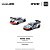 *** PRÉ-ORDER *** RWB 930 1:64 POP RACE Prata QTD3 - Imagem 1