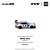 *** PRÉ-ORDER *** RWB 930 1:64 POP RACE Prata QTD3 - Imagem 4