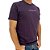 Camiseta Calvin Klein Jeans masculina berinjela logo centralizado - Imagem 2
