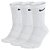 Meia Nike Everyday Cushioned Crew Branco Kit c/3      SX7664-100 - Imagem 1