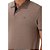 Camisa Polo Ogochi Slim Casual Piquet Marrom 007494035-1316 - Imagem 2