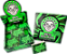 DISPLAY PITEIRA BEM BOLADO GIRLS IN GREEN VERDE C/ 24 LIVRETOS - Imagem 1