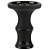 ROSH PHUNNEL SEVEN HOOKAH PRETO FOSCO - Imagem 1