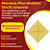 Piso Modular Mandala 30x30 Amarelo | Antiderrapante e Encaixe Fácil | Ideal para Áreas Úmidas e de Grande Circulação | REF:5528 - Imagem 2
