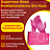 Supermax | Luva Nitrílica M Rosa | Segurança, Resistência e Conforto para Saúde, Indústria e Estética | REF:3085 - Imagem 2