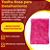 DUB Boyz MIC 350GSM 40x40 Rosa | Ultra Macia e Absorvente | Ideal para Polimento e Lustro Final | REF:5071 - Imagem 3