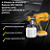 INGCO Pistola de Pintura a Bateria 20V | 800ml/min | 3 Bicos | Spray Ajustável | Sem Fio e Potente | REF:5403 - Imagem 6