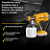 INGCO Pistola de Pintura a Bateria 20V | 800ml/min | 3 Bicos | Spray Ajustável | Sem Fio e Potente | REF:5403 - Imagem 7