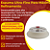 Rupes Boina Espuma 3” Super Lustro Branca | Acabamento Ultra Brilhante para Pinturas Sensíveis | REF: 2737 - Imagem 4