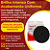 Lincoln Boina Super Velcro Roto Flat Preta 5,5" | Lustro Profissional | Brilho Intenso e Acabamento Uniforme | REF:2269 - Imagem 3