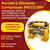 INGCO Compressor de Ar Portátil 20V | 160 PSI | Digital | LED Integrado | Inflador Sem Fio | Alta Pressão e Precisão | REF:5402 - Imagem 2