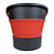 Sigma Balde Dobrável 17L Vermelho e Preto | Compacto e Resistente | REF:6536 - Imagem 1