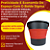 Sigma Balde Dobrável 17L Vermelho e Preto | Compacto e Resistente | REF:6536 - Imagem 3
