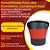 Sigma Balde Dobrável 17L Vermelho e Preto | Compacto e Resistente | REF:6536 - Imagem 4