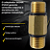SIGMA ADAPTADOR CONECTOR G1/4M X G1/4M NIPLE - 0761091110 REF:6352 - Imagem 8