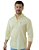 Camisa Ralph Lauren Linho Manga Longa Amarela - Imagem 1