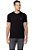 Camiseta Guess Etq Triang Emborrachado Preta - Imagem 3