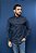 Camisa Ralph Lauren Oxford Manga Longa Masculina Azul Marinho - Imagem 6