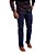 Calça Ellus Masculina Azul Marinho Reta Bolso Faca - Imagem 2
