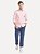 Camisa Calvin Klein Jeans Masculina Slim CKJ Rosa Claro - Imagem 5
