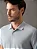 Polo Masculina Calvin Klein Azul Claro - Imagem 3