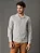 Camisa Calvin Klein Xadrez Manga Longa Chumbo - Imagem 1