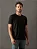 Camiseta Manga Curta Básica Meia Malha Calvin Klein Preto - Imagem 2