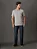 Camiseta Masculina Básica Estampa Logo Reissue No Peito Calvin Klein Jeans Mescla - Imagem 5
