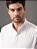 Camisa Masculina Regular Oxford Calvin Klein Branco - Imagem 3