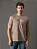 Camiseta Calvin Klein Masculina Est NY Caqui Medio - Imagem 6