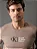 Camiseta Calvin Klein Masculina Est NY Caqui Medio - Imagem 5