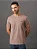 Camiseta Masculina Piquet Manga Curta Calvin Klein Caqui Medio - Imagem 3
