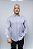 Camisa Comfort Xadrez Masculina Individual Roxo Claro - Imagem 1