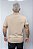 Polo Basico Comfort Masculina Individual Bege Medio - Imagem 4