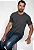Camiseta Guess Basic Gola C Cinza - Imagem 4