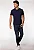Camiseta Guess Bordado Pq Centro Azul Marinho - Imagem 3