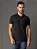 Polo Masculina Slim Malha Textura Calvin Klein Preto - Imagem 2