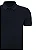 Polo Slim Básica Friso Masculina Individual Azul Marinho - Imagem 2