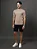 Camiseta Masculina Embossed Color Calvin Klein Caqui Medio - Imagem 3