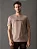 Camiseta Masculina Embossed Color Calvin Klein Caqui Medio - Imagem 1