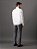 Camisa Masculina Manga Longa Slim Básica Branco - Imagem 3