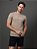 Camiseta Calvin Klein Embossed Caqui Medio - Imagem 3