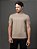 Camiseta Calvin Klein Embossed Caqui Medio - Imagem 1
